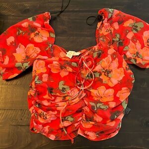 H&M floral top 